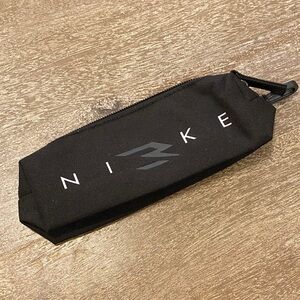 Nike Black Clip-on Pencil Case Zipper Bag Golf NEW